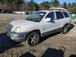 Hyundai Santa fe salvage cars for sale: 2004 Hyundai Santa FE GLS