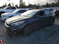 KIA Forte salvage cars for sale: 2019 KIA Forte GT Line