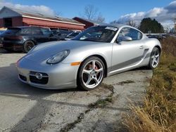 Salvage cars for sale from Copart Albany, NY: 2006 Porsche Cayman S