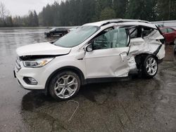 Ford Escape salvage cars for sale: 2018 Ford Escape Titanium