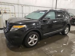 Ford Explorer salvage cars for sale: 2014 Ford Explorer XLT