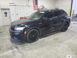 Volkswagen salvage cars for sale: 2022 Volkswagen Tiguan SE R-LINE Black