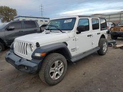 Jeep Wrangler salvage cars for sale: 2020 Jeep Wrangler Unlimited Sport