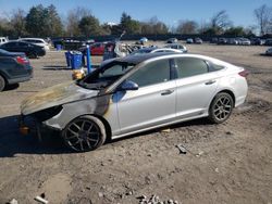 Hyundai salvage cars for sale: 2019 Hyundai Sonata Limited Turbo