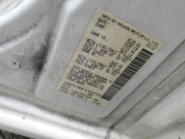 2012 Nissan NV 2500