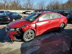 Salvage cars for sale from Copart Ellwood City, PA: 2022 KIA Forte FE