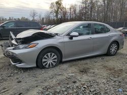 Toyota Camry salvage cars for sale: 2020 Toyota Camry LE