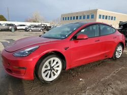 Tesla Model 3 salvage cars for sale: 2022 Tesla Model 3