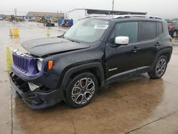 Jeep Renegade salvage cars for sale: 2017 Jeep Renegade Limited