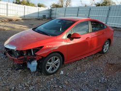 Chevrolet Cruze salvage cars for sale: 2016 Chevrolet Cruze LT