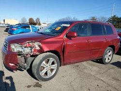 Toyota Highlander salvage cars for sale: 2008 Toyota Highlander Sport