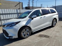 Toyota Sienna xle salvage cars for sale: 2022 Toyota Sienna XLE