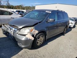 Honda Odyssey ex salvage cars for sale: 2007 Honda Odyssey EX