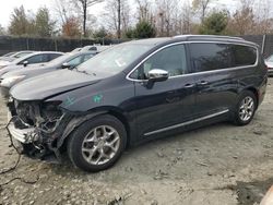 Chrysler Pacifica salvage cars for sale: 2017 Chrysler Pacifica Limited