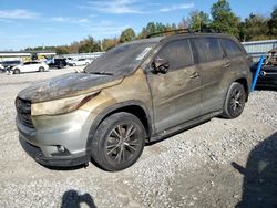 Toyota Highlander salvage cars for sale: 2016 Toyota Highlander XLE