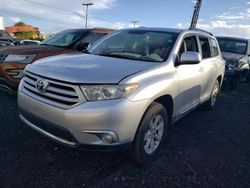 Toyota salvage cars for sale: 2013 Toyota Highlander Base