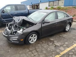 Salvage cars for sale from Copart Woodhaven, MI: 2015 Chevrolet Cruze LT