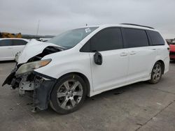 Toyota Sienna salvage cars for sale: 2012 Toyota Sienna Sport