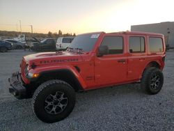 Salvage cars for sale from Copart Mentone, CA: 2019 Jeep Wrangler Unlimited Rubicon