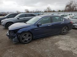 Honda Accord salvage cars for sale: 2017 Honda Accord Sport