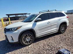 Toyota Highlander Vehiculos salvage en venta: 2017 Toyota Highlander SE