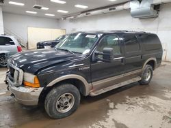 Salvage cars for sale from Copart Davison, MI: 2000 Ford Excursion Limited