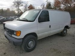 Ford Econoline e350 Super Duty salvage cars for sale: 2005 Ford Econoline E350 Super Duty Van