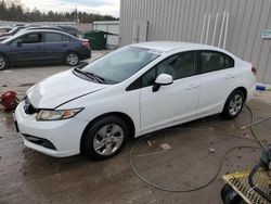 Honda salvage cars for sale: 2013 Honda Civic LX