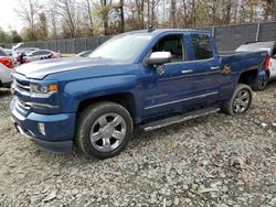 Chevrolet Silverado k1500 ltz salvage cars for sale: 2016 Chevrolet Silverado K1500 LTZ