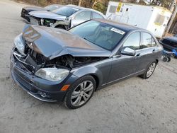 Mercedes-Benz c-Class salvage cars for sale: 2009 Mercedes-Benz C300