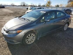 Honda salvage cars for sale: 2012 Honda Civic LX