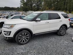 Ford Explorer salvage cars for sale: 2017 Ford Explorer Platinum