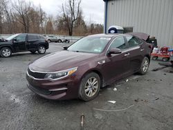 Salvage cars for sale from Copart Albany, NY: 2017 KIA Optima LX