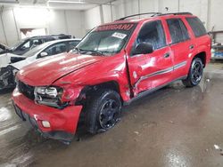 Chevrolet Trailblzr salvage cars for sale: 2002 Chevrolet Trailblazer