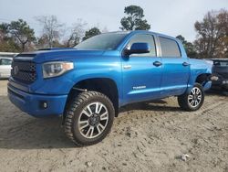 Toyota Tundra salvage cars for sale: 2018 Toyota Tundra Crewmax SR5