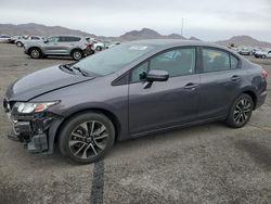 Honda salvage cars for sale: 2015 Honda Civic EX