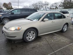 Chevrolet Impala salvage cars for sale: 2012 Chevrolet Impala LT