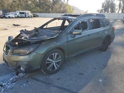 Subaru Outback salvage cars for sale: 2018 Subaru Outback 2.5I Limited