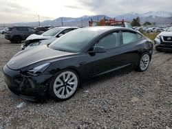 Tesla salvage cars for sale: 2022 Tesla Model 3