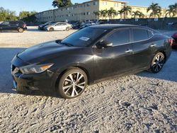 Nissan Maxima salvage cars for sale: 2018 Nissan Maxima 3.5S