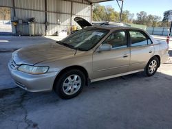 Vehiculos salvage en venta de Copart Cartersville, GA: 2001 Honda Accord EX