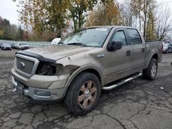 Salvage cars for sale from Copart Portland, OR: 2005 Ford F150 Supercrew