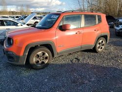 Jeep salvage cars for sale: 2015 Jeep Renegade Latitude