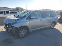 Toyota Sienna xle salvage cars for sale: 2014 Toyota Sienna XLE