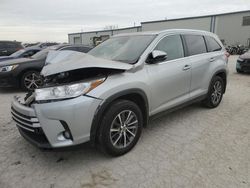 Toyota Highlander salvage cars for sale: 2019 Toyota Highlander SE