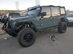 Jeep Wrangler salvage cars for sale: 2014 Jeep Wrangler Unlimited Sahara