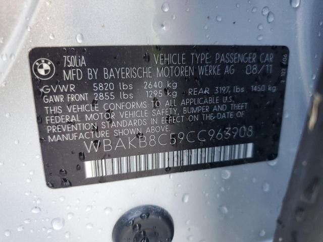 2012 BMW 750 LI