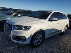 Audi salvage cars for sale: 2017 Audi Q7 Premium Plus