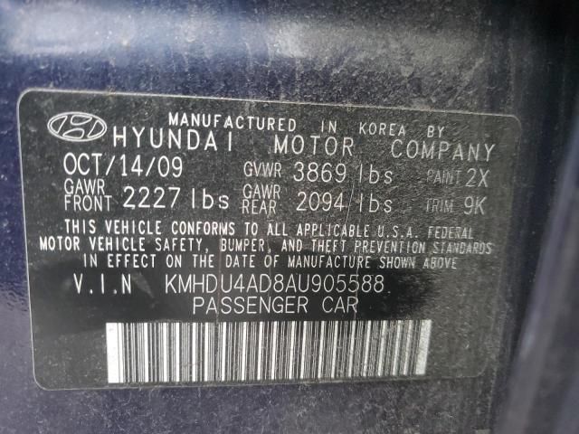 2010 Hyundai Elantra Blue