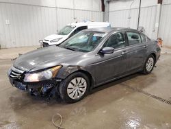 Honda Accord salvage cars for sale: 2012 Honda Accord LX